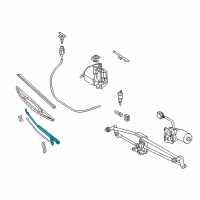 OEM Dodge Sprinter 2500 Arm-WIPER Diagram - 5104458AA