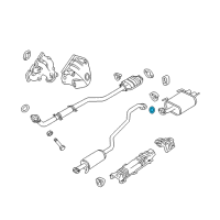 OEM Nissan Sentra Bearing-Seal, Exhaust Joint Diagram - 20695-6N200