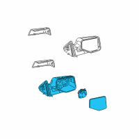 OEM 2006 Ford Ranger Mirror Assembly Diagram - 6L5Z-17682-AA