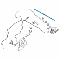 OEM 2017 Ford Transit Connect Front Blade Diagram - DT1Z-17528-B