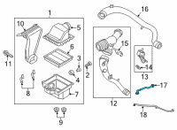 OEM 2022 Ford F-150 HOSE - FUEL VAPOUR Diagram - ML3Z-9G297-C