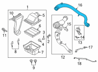 OEM 2021 Ford F-150 HOSE ASY Diagram - ML3Z-9R530-C