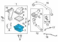 OEM 2021 Ford Expedition Lower Housing Diagram - HL3Z-9A612-A