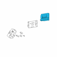 OEM Chevrolet Cruze Limited Body Control Module Assembly Diagram - 13586273