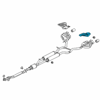 OEM Acura RDX Plate L, Silencer Baf Diagram - 74694-TJB-A00