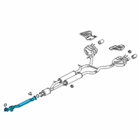 OEM 2019 Acura RDX Pipe A Assembly, Exhaust Diagram - 18200-TJB-A02