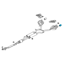 OEM 2019 Acura RDX Finisher, Exhaust L Diagram - 18320-TJB-A11