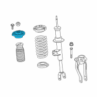 OEM 2018 BMW 540i xDrive Guide Support Diagram - 31-30-6-866-257