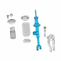 OEM 2022 BMW 530e xDrive LEFT FRONT SPRING STRUT Diagram - 31-31-6-896-361