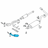 OEM 2019 Ford F-150 Catalytic Converter Diagram - JL3Z-5E212-D