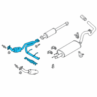 OEM 2018 Ford F-150 Catalytic Converter Diagram - JL3Z-5E212-L