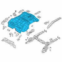 OEM 2016 Ford Focus Floor Pan Diagram - G1FZ-5811160-A