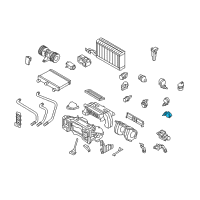 OEM 2007 BMW M6 Actuator, Air Distribution Flap Diagram - 64-11-6-942-990