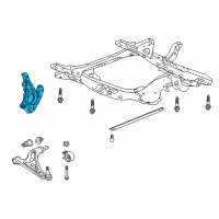 OEM 2022 Chevrolet Equinox Knuckle Diagram - 84210076