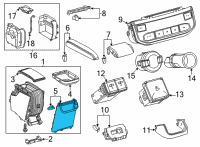 OEM 2022 Toyota Highlander Rear Panel Diagram - 58923-0E190