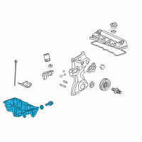 OEM 2022 Honda HR-V Pan Assembly, Oil Diagram - 11200-51B-H00