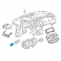 OEM 2012 Buick LaCrosse Headlamp Dimmer Switch Diagram - 20759185