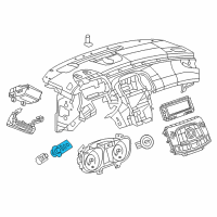 OEM Buick LaCrosse Headlamp Switch Diagram - 20862478