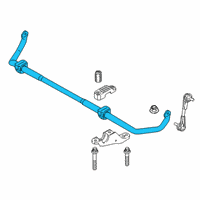 OEM 2018 BMW 540i Stabilizer Front With Rubber Mounting Diagram - 31-30-6-873-473