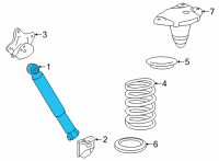 OEM 2022 Toyota Sienna Shock Diagram - 48531-08110