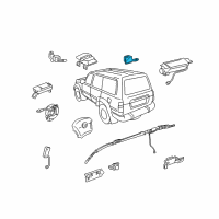 OEM 2007 Lexus LX470 Sensor, Air Bag, Front LH Diagram - 89174-69105