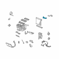 OEM Acura TL Pipe Sub-Assembly Diagram - 80216-TK4-A41