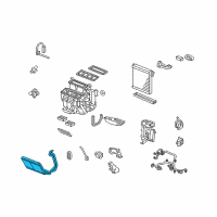 OEM 2010 Acura ZDX Core Sub-Assembly, Heater Diagram - 79115-TK4-A41