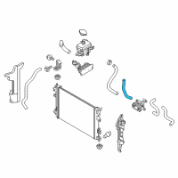 OEM Kia Soul EV Hose-Radiator Lower Diagram - 25415E4100