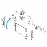 OEM 2019 Kia Soul EV Hose Assembly-Radaator, Lower Diagram - 25415E4000