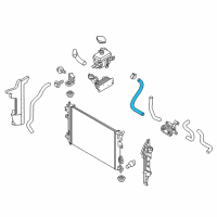 OEM Kia Soul EV Hose-Radiator, Upper Diagram - 25414E4200