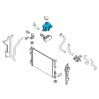 OEM Kia Reservoir Tank Assembly Diagram - 25430E4000