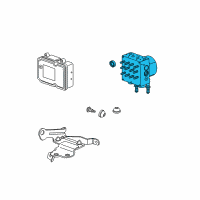 OEM GMC Terrain ABS Control Unit Diagram - 23156466