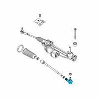 OEM 2021 Ford Transit-250 Outer Tie Rod Diagram - KK2Z-3A130-A