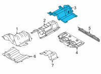 OEM 2020 Lincoln Corsair SHIELD Diagram - LX6Z-78114B06-A