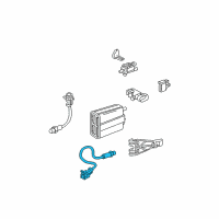 OEM 2004 Chevrolet SSR Front Oxygen Sensor Diagram - 12567127