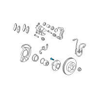 OEM 1998 Chevrolet Prizm Hub Bolt Diagram - 94851865