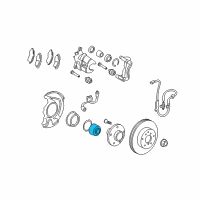 OEM 2003 Pontiac Vibe Bearing Diagram - 88970116