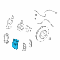 OEM 2008 Cadillac CTS Caliper Diagram - 15851480