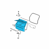 OEM Jeep LIFTGATE-LIFTGATE Diagram - 55399066AC