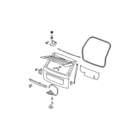 OEM Dodge Viper Nut-HEXAGON Nut-CONED Washer Diagram - 6504572