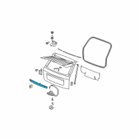 OEM Jeep Grand Cherokee Handle-LIFTGATE Diagram - 55156354AG