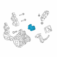 OEM 2012 Ram 1500 INSULATOR-Engine Mount Diagram - 68044127AC