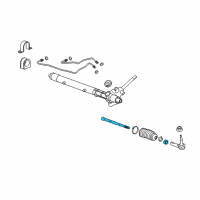 OEM 2012 Chevrolet Camaro Inner Tie Rod Diagram - 92227430