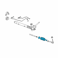 OEM Chevrolet Camaro Boot Kit-Steering Gear Diagram - 92227423