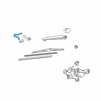 OEM 2011 Toyota Matrix Washer Hose Diagram - 90068-45001