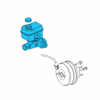 OEM Ram Brake Mastr Cylinder Diagram - 5183200AA