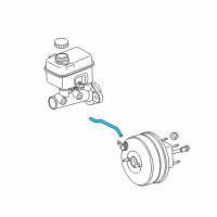 OEM Dodge Hose-Brake Booster Vacuum Diagram - 52010382AD