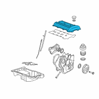 OEM 2010 Chevrolet Malibu Valve Cover Diagram - 12621647