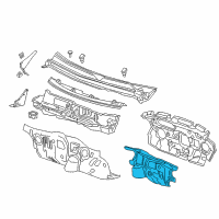 OEM Buick Enclave Insulator Diagram - 84337849