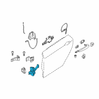 OEM BMW 330i GT xDrive Door Brake, Rear Left Diagram - 51-22-7-446-731